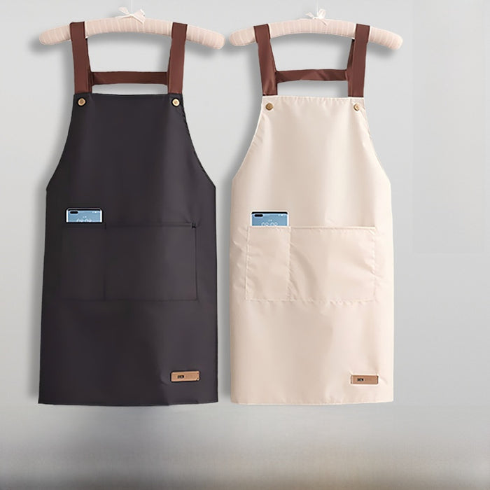 Chef Apron Kitchen Waterproof PVC Easy-to-clean