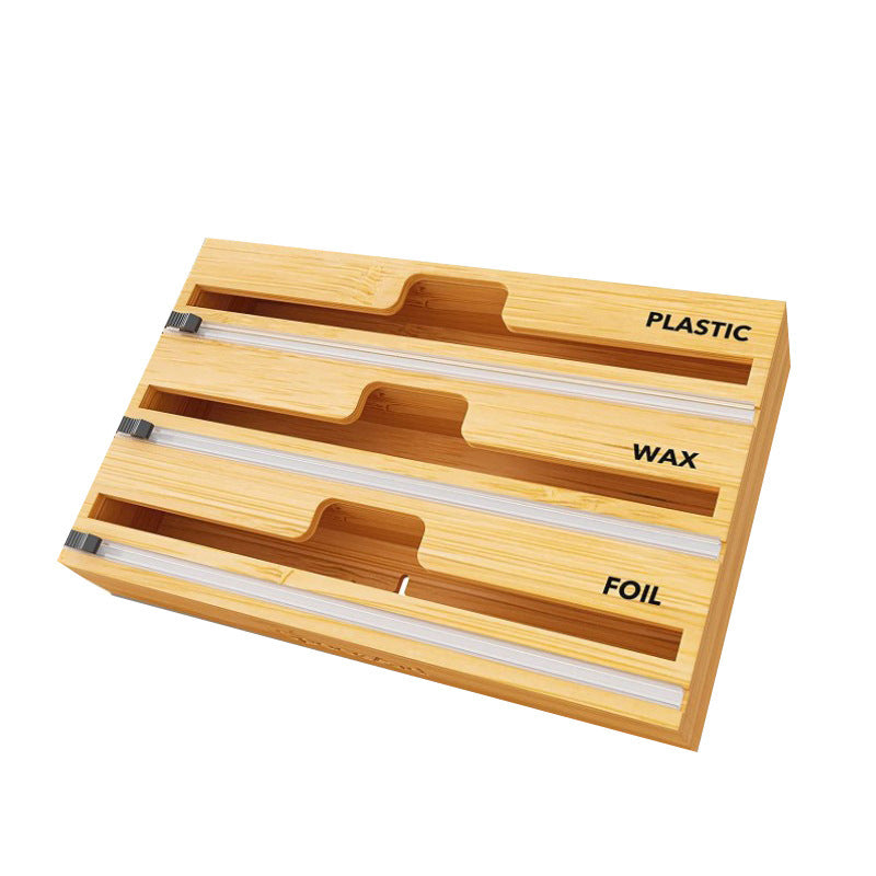 Plastic wrap cutter