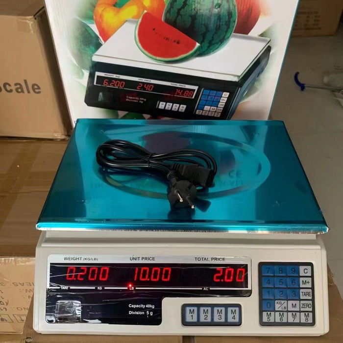 Commercial High-Precision Digital Kitchen Scale 40kg